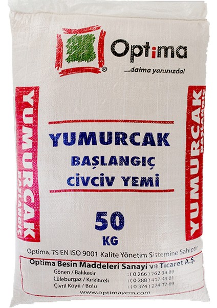 Yumurcak Başlangıç Piliç Yemi 50 kg