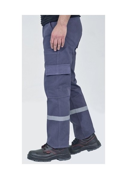Kargo Cepli Reflekrörlü Kışlık İş Pantolonu