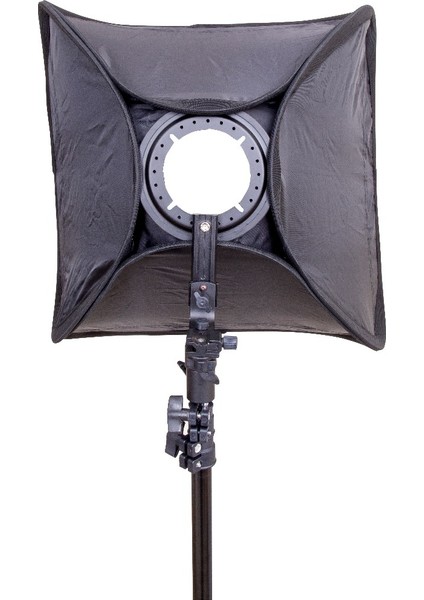 40x40 Tepe Flaşı Adaptörlü Softbox