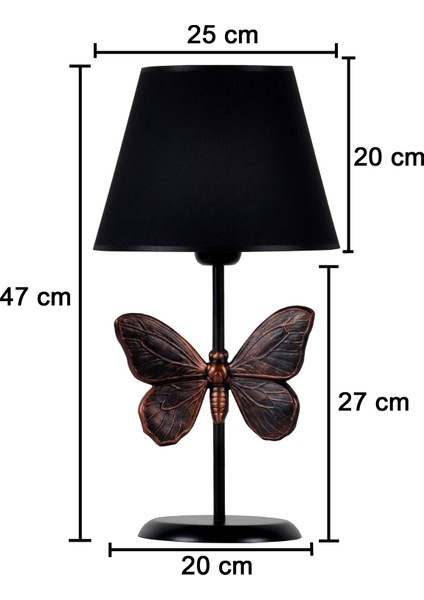 Modern Dizayn Kelebek Abajur Turkuaz Gri modelleri