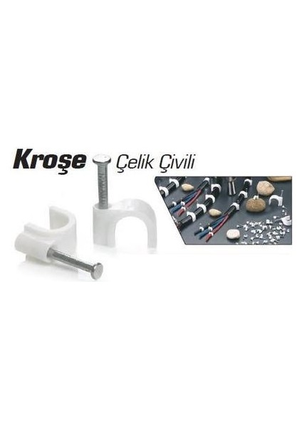 Çelik Çivili Kroşe 5 No (100 Adet) Sgs6095 (1 Paket)
