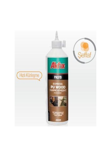 Pu Şeffaf Deniz Tutkalı 560 Gr Pa370 (Ga370) (1 Adet)