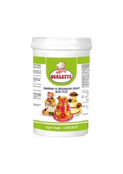 Açık Yeşil Şeker Hamuru 1 kg