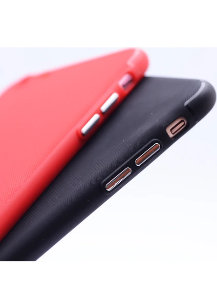 Case 4U Apple iPhone 6S Kılıf Mıknatıslı Silikon Arka Kapak - Kırmızı