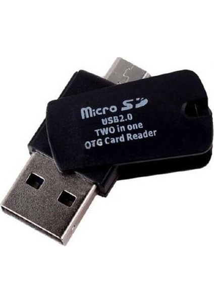 HD121 USB2.0 480 MB/s Mikro SD Kart Okuyucu ve OTG Fonksiyonlu - OTG Card Reader