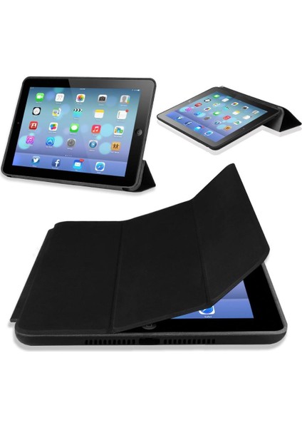 CresCent iPad 2018 6.Nesil 9.7 Stiff Back Smart Case Tablet Kılıfı (A1893/A1954)