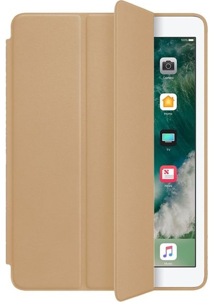 iPad 6 Nesil 2018 9.7 İnner Soft Lux Deri Smart Case Tablet Kılıfı (A1893/A1954)