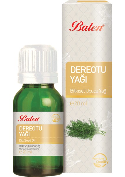 Dereotu Yağı (Distilasyon) 20 ml