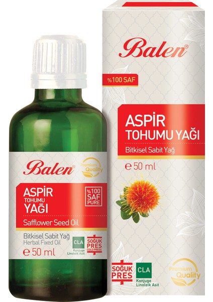 Aspir Yağı (Soğuk Pres) 50 ml