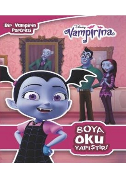 Disney Vampirina Bir Vampirin Portresi Boya Oku Yapıştır