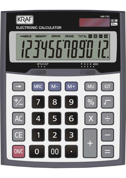 Hesap Makinesi Masaüstü 12 Hane Hm-155