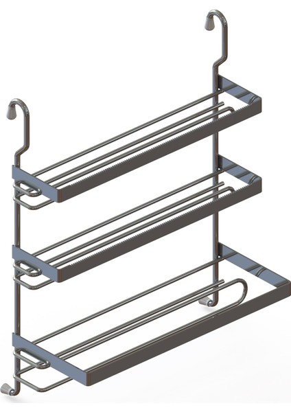 3 Katlı Metal Folyoluk
