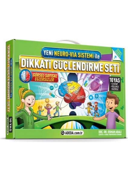 Dikkati Güçlendirme Seti Plus 10 Yaş Yeni Neuro Via Sistemi İle - Osman Abalı