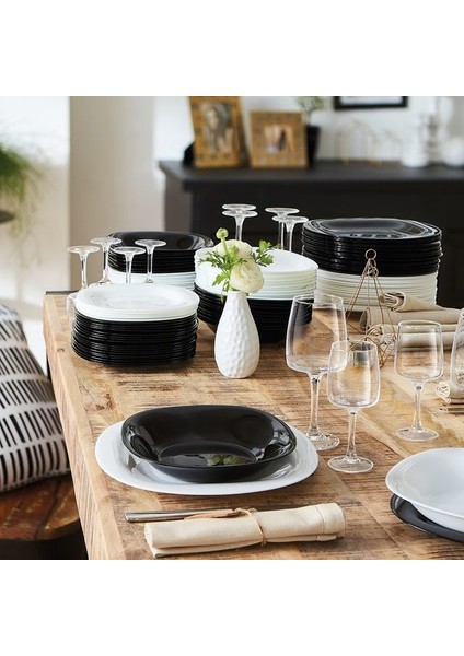 Luminarc Carıne Temperli Siyah Çorba Kasesi 12 cm