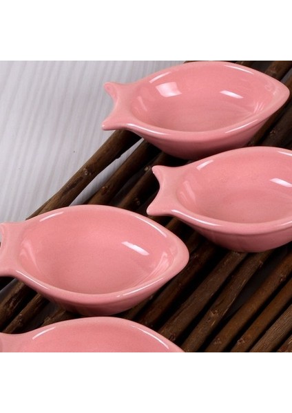 6 Adet Mini Balık Pembe Sosluk