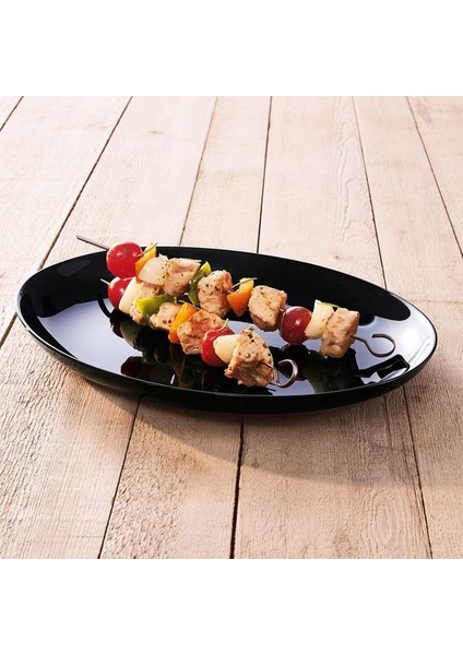 Luminarc Temperli Barbekü Servis Tabağı 33 cm Siyah