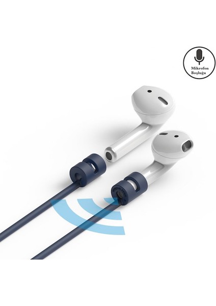 Apple Airpods Strap Kulaklık Ektsra Boyun Askısı - Jean Indigo modelleri