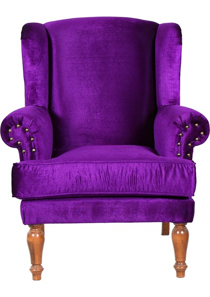 New Purple Kulaklı Berjer