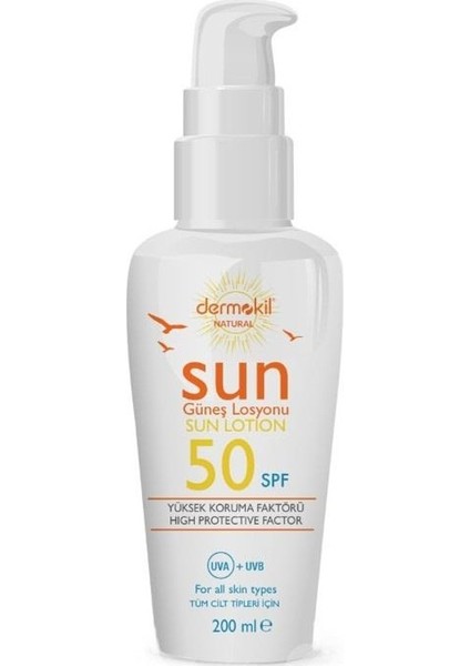 Sun Güneş Kremi 50+ Factor 200 ml