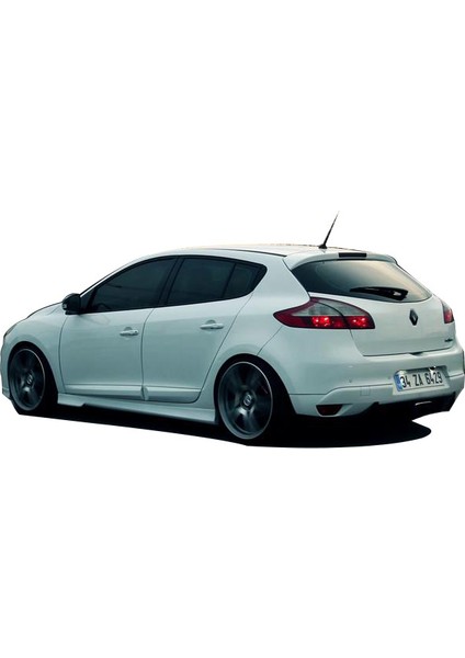 Renault Megane 3 2009 - 2016 Sport Yan Marşpiyel Seti (Plastik)