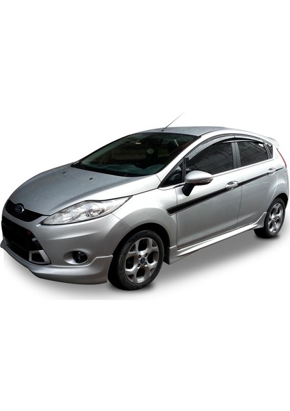 Ford Fiesta 2009-2013 Yan Marşpiyel Seti (Plastik)