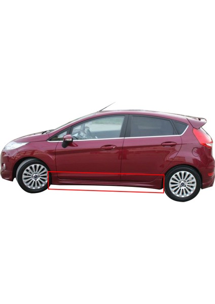 Ford Fiesta 2014-2016 Yan Marşpiyel Seti (Plastik)