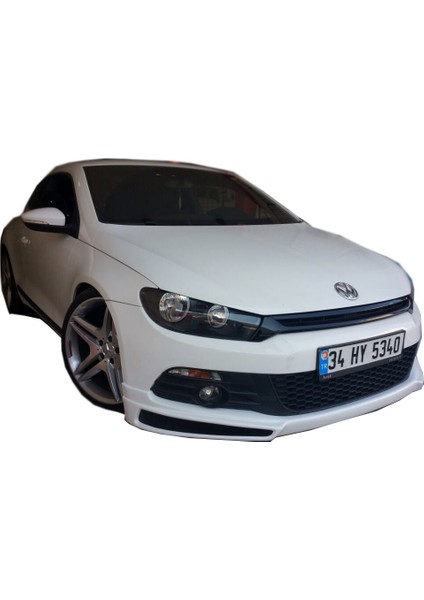 Volkswagen Scirocco 2009 - 2014 JE Design Ön Tampon Ek (Plastik)