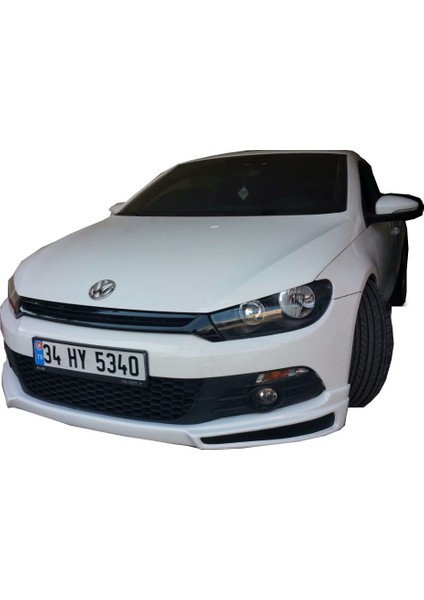 Volkswagen Scirocco 2009 - 2014 JE Design Ön Tampon Ek (Plastik)