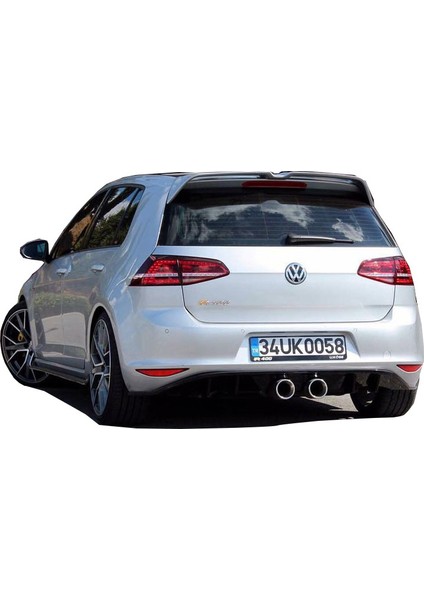 Volkswagen Golf 7 2012 - 2016 R400 Arka Tampon Eki - Difüzör (Plastik)