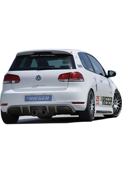Volkswagen Golf 6 2009 - 2012 Rieger Arka Tampon Eki - Difüzör (Plastik)
