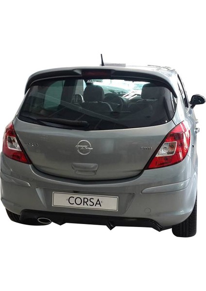 Opel Corsa D 2007 - 2013 Arka Tampon Eki - Difüzör (Plastik)