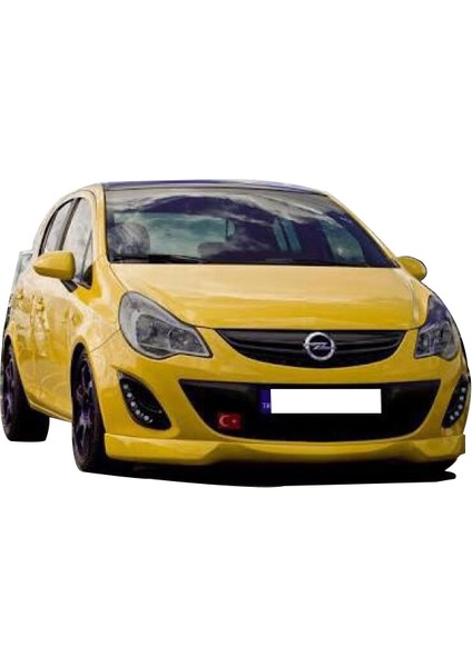 Opel Corsa D 2011 - 2013 Makyajlı Stainmetz Ön Tampon Ek (Plastik)