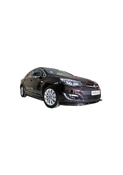 Opel Astra J HB Sedan Uyumlu 2013 - 2015 Makyajlı Ön Tampon Altı Lip (Plastik)