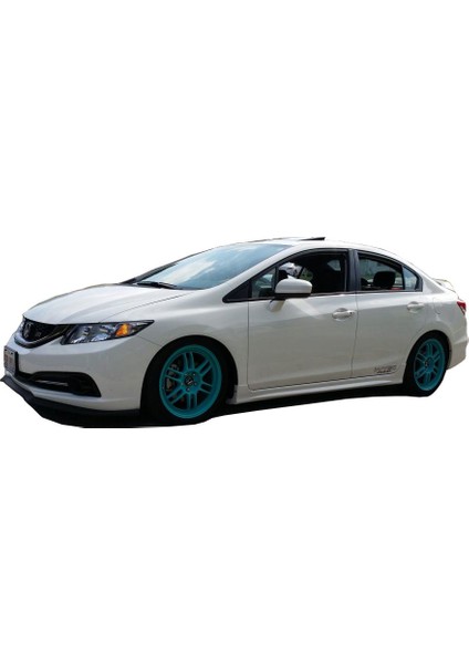 Honda Civic FB7 2012 - 2015 Mugen RR Yan Marşpiyel Seti (Plastik)