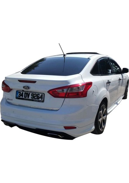 Ford Focus 3 Sedan Arka Tampon Eki - Difüzör (Plastik)