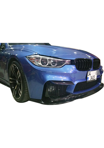 Bmw 3 ve 4 Serisi F30 F32 F33 F36 - M3 M4 Vorsteiner Style Ön Lip (Plastik)