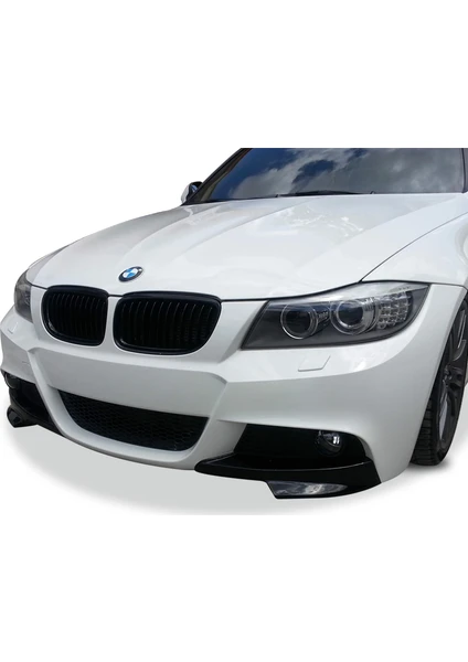 Bmw 3 Serisi E90 Makyajlı 2010 - 2012 LCI Ön Tampon Flap Ek (Plastik)