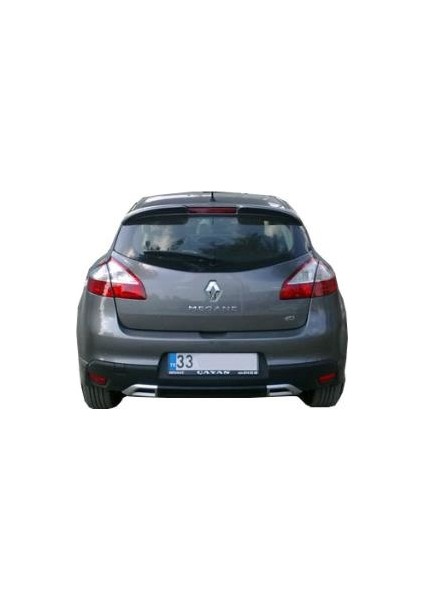 Renault Megane 3 2009 - 2013 Sport Difüzör (Plastik)