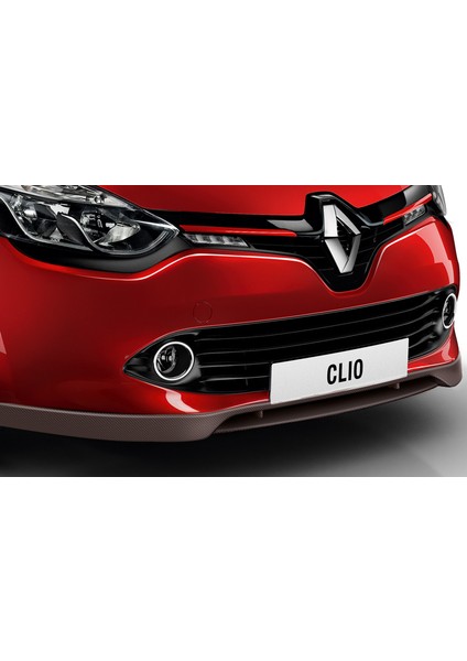 Renault Clio 4 2012 - 2016 Sport Ön Tampon Altı Ek + Lip  (Plastik)