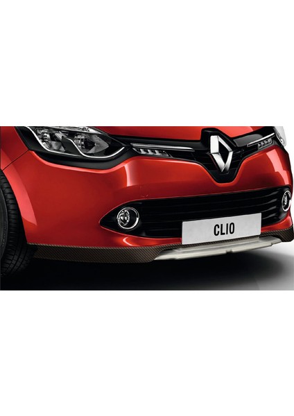 Renault Clio 4 2012 - 2016 Sport Ön Tampon Altı Ek + Lip  (Plastik)