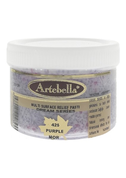 Multi Surface Rölyef Pastası 250 gr Dream 425 Mor