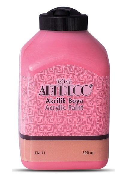 Akrilik Ahşap Boyası 500 ml 3017 Sıcak Pembe