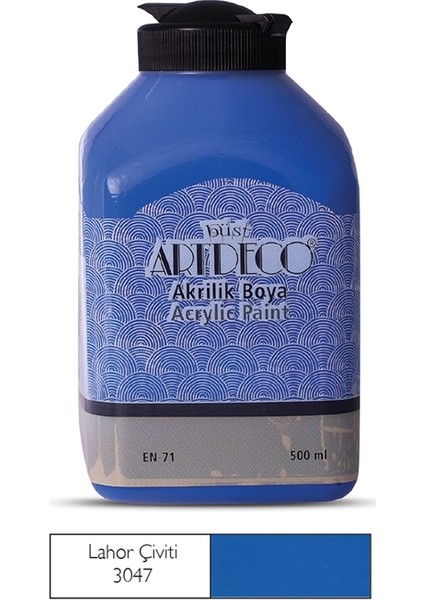 Akrilik Ahşap Boyası 500 ml 3047 Lahor Çiviti