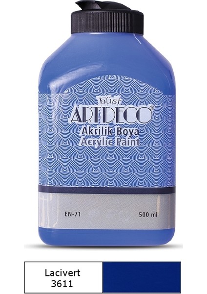 Akrilik Ahşap Boyası 500 ml 3611 Lacivert fiyatları