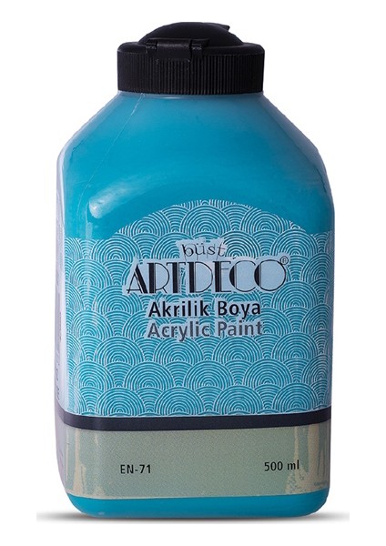 Akrilik Ahşap Boyası 500 ml 3632 Turkuaz