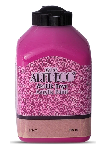 Akrilik Ahşap Boyası 500 ml 3653 Fuşya