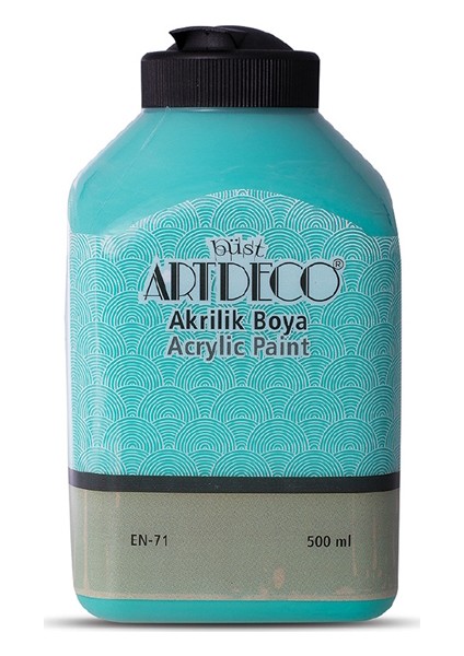 Akrilik Ahşap Boyası 500 ml 3662 Su Yeşili