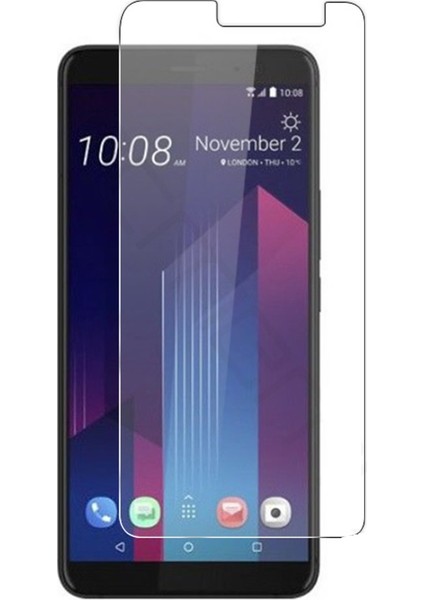 HTC U11 Plus Tempered Glass Cam Ekran Koruma