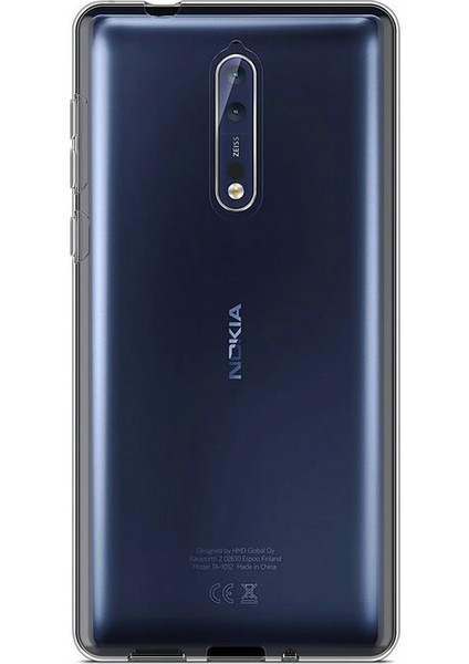 Nokia 2 Ultra İnce Silikon Kılıf+Tempered Cam Koruma