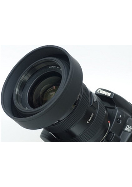 Üç Kademeli Kauçuk Parasoley 52Mm Lens Hood